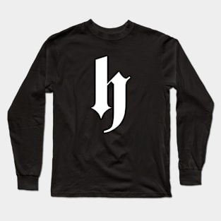 h goth letter Long Sleeve T-Shirt